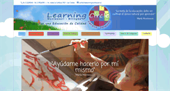 Desktop Screenshot of learningmontessori.cl